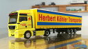 Herpa Herbert Kohler MAN TGX XXL curtainside trailer 938327 /Herpa 1/87 ミニチュア トラック 建設機械模型 工事車両