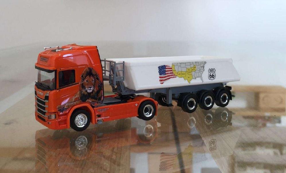 Herpa Angelo Raetzo Scania CR20HD tipper Z~g[[ 940641 /Herpa 1/87 ~j`A gbN ݋@B͌^ Hԗ