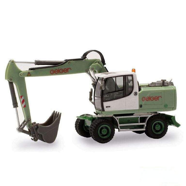 Herpa Geiger Liebherr A920 Litronic Mobilbagger 949477 /Herpa 1/87 ミニチュア トラック 建設機械模型 工事車両