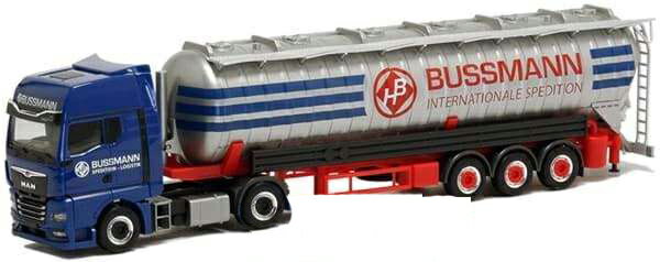 Herpa Bussmann MAN TGX GX ADR Suction Silo Z~g[[ 950688 /Herpa 1/87 ~j`A gbN ݋@B͌^ Hԗ