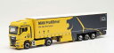 Herpa MAN ProfiDrive MAN TGX GX 18.640 curtain tarpaulin セミトレーラー ZY.HE094-8036 /Herpa 1/87 ミニチュア トラック 建設機械模型 工事車両