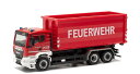 Herpa Feuerwehr MAN TGS TN 26.480 ZY.HE095-0572 /Herpa 1/87 ミニチュア トラック 建設機械模型 工事車両