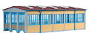 Kibri engine shed three-tier 39450 1/87 模型|詳細画像
