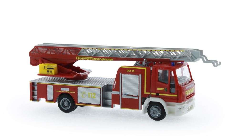 Feuerwehr Recklinghausen Iveco Magirus DLK turntable ladder 68573 h /Rietze 1/87 ~j`A Oԗ