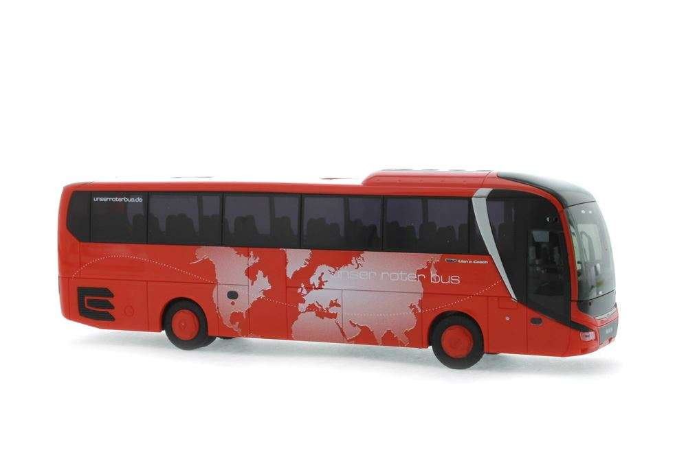 Modelle Unser Roter Bus Uckermunde MAN Lions Coach 17 74821 バス/Rietze 1/87 ミニチュア 外国車両