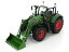 FENDT - 722 VARIO TRACTOR WITH 5 X 90 CARGOPROFI FRONT LOADER 2016 - GREEN WHITE RED /Universal-Hobbies 1/32 建設機械模型ミニチュア