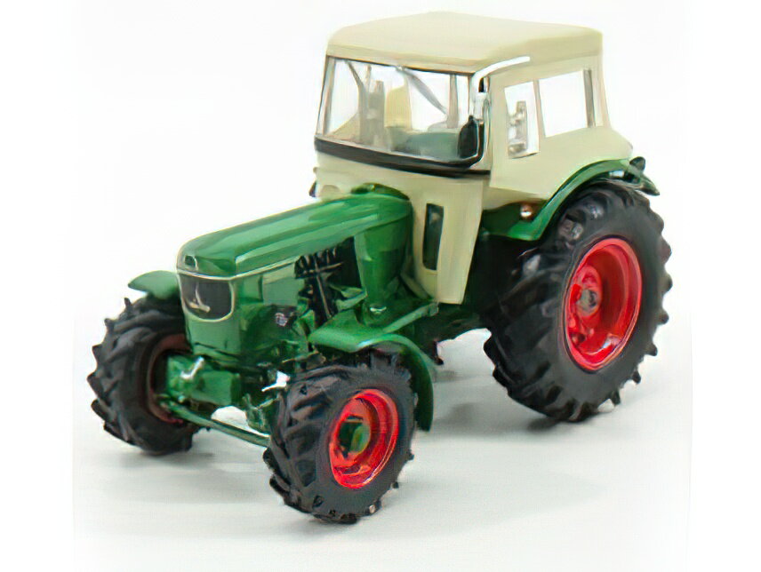 DEUTZ - D6005 4WD TRACTOR CLOSED 1966 - GREEN BEIGE /Universal-Hobbies 1/32 ݋@B͌^~j`A