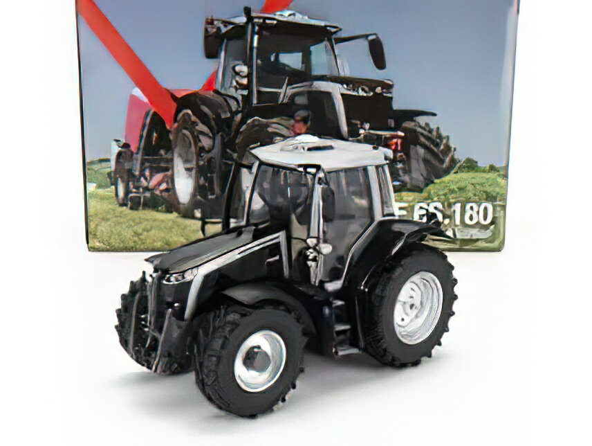 MASSEY FERGUSON - MF6S.180 TRACTOR BLACK EDITION 2022 - SILVER BLACK /Universal-Hobbies 1/32 ߵϷߥ˥奢