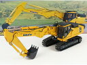 KOMATSUコマツ PC450LC ESCAVATORE CINGOLATO - TRACTOR EXCAVATOR - YELLOW BLACK /Universal-Hobbies 1/50 建設機械模型ミニチュア