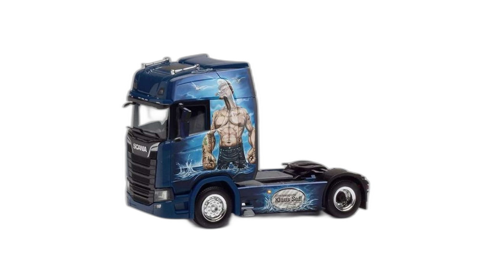Sefl Transporte Popey Scania CS20HD/ Herpa 1/87 模型 ミニカー