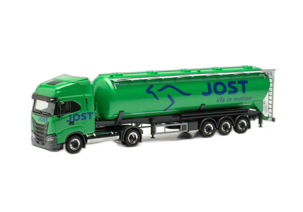 Jost Group Iveco S Way LNG サイロ/ Herpa 1/87 模型 ミニカー