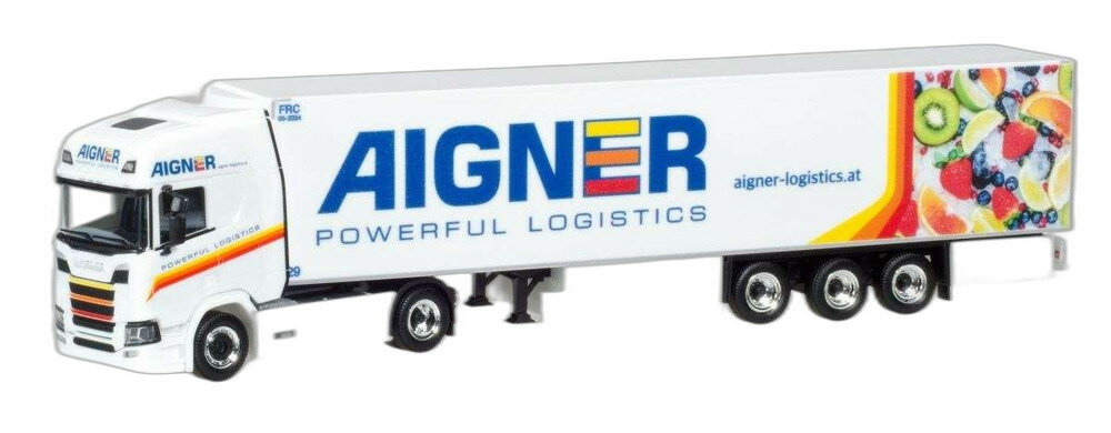 Rakuten - Aigner Scania CR20HD 冷蔵トレーラー 933063/ Herpa 1/87 模型 ミニカー