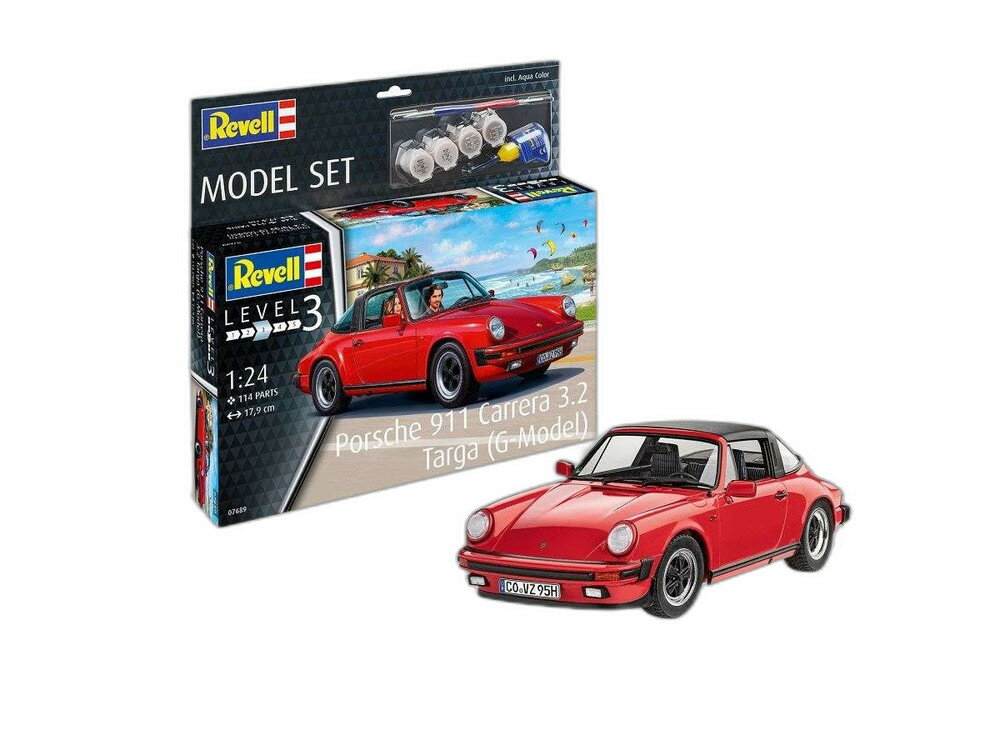 Model Sets Porsche 911 Carrera 3.2 Targa/ Revell 1/24 模型 プラモデルキット
