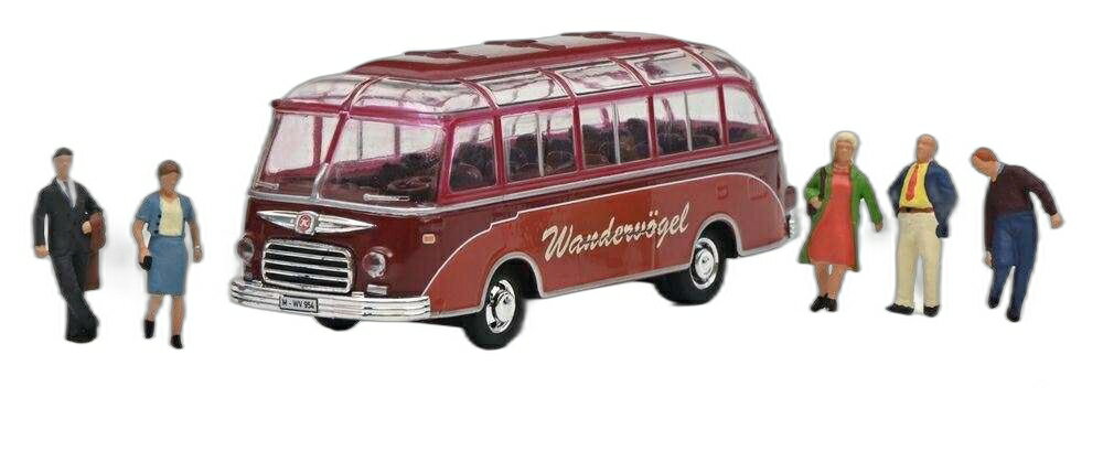 Wandervogel Setra S6 バス 452669200/ Schuco 1/87 模型 ミニカー