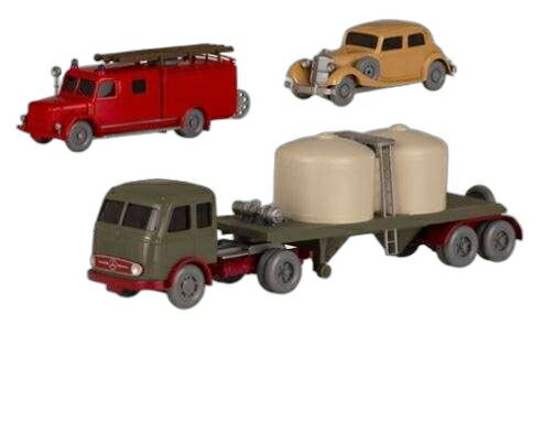 Set 87 Magirus LF 16 消防隊 +/ Wiking 1/87 模型 ミニカー