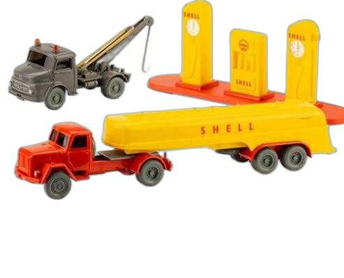 セット 93 Mercedes Benz レッカー車 + Magirus/ Wiking 1/87 模型 ミニカー