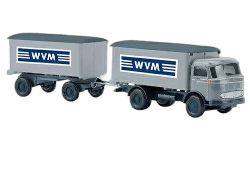 WVM Mercedes Benz LP 321 ボックストレーラー 251582/ Wiking 1/87 模型 ミニカー