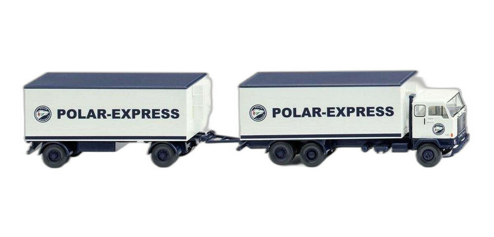 Polarexpress Volvo F88 冷蔵 ボックス/ Wiking 1/87 模型 ミニカー