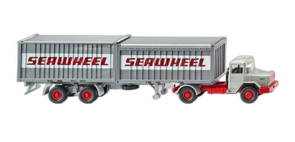 Seawheel Magirus Deutz コンテナ/ Wiking 1/87 模型 ミニカー