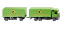 Hansetrans Mercedes Benz Actros スワップボディ/ Wiking 1/87 模型 ミニカー