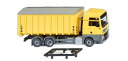MAN TGX Euro 6c Meiller ロールオフ/ Wiking 1/87 模型 ミニカー
