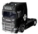 Scania 730S ブラック V8 トラック トラクタ /NZG 1/18 建設機械 模型ミニカー はたらく車