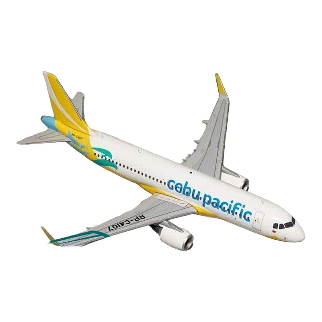 セブパシフィック航空 Cebu Pacific エアバス A320-200 RP-C4107 シャークレット 新塗装 / GeminiJets 1/200 飛行機模型 旅客機