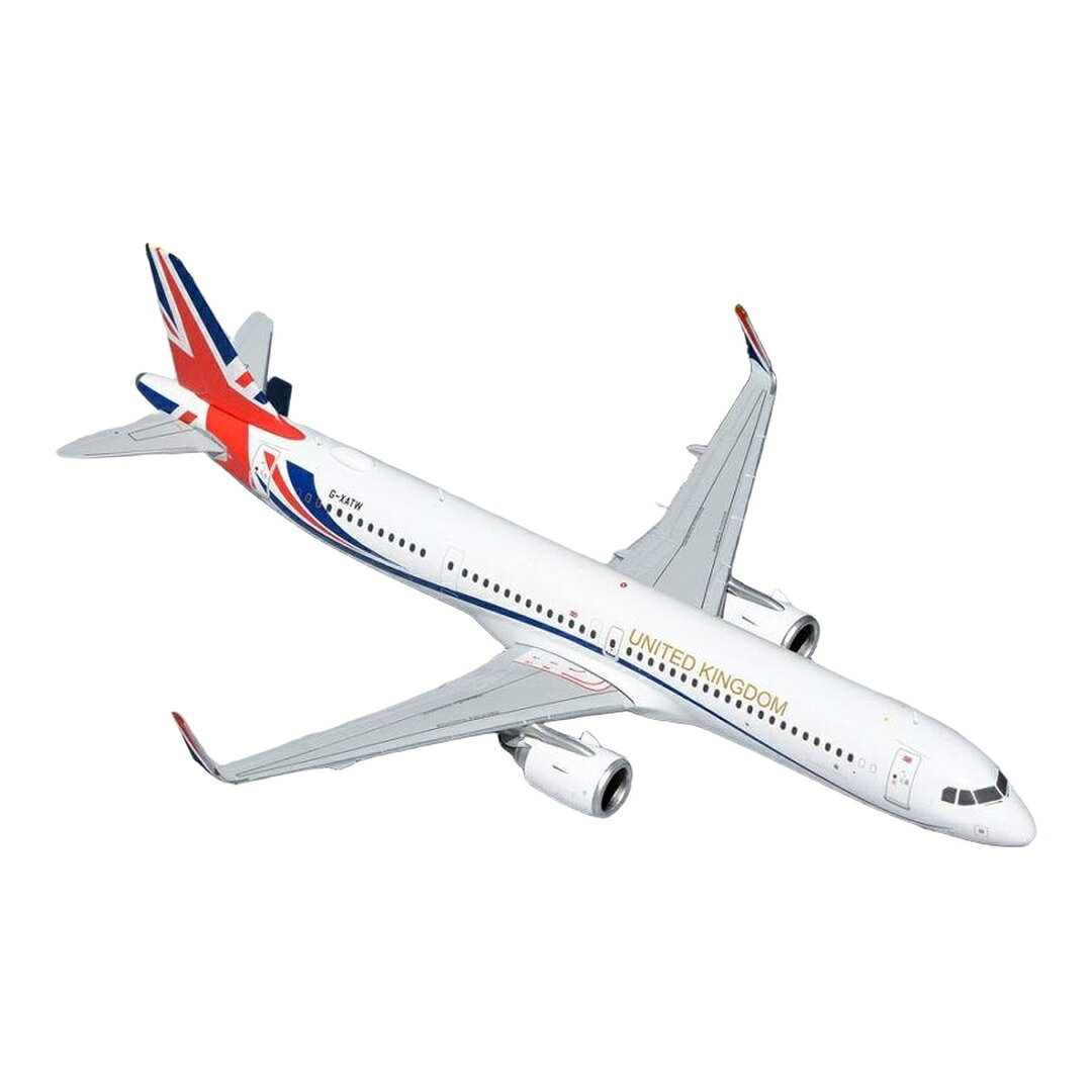 イギリス空軍 Royal Air Force タイタンエアウェイズ Titan Airways イギリス政府塗装 エアバス A321neo G-XATW / GeminiJets 1/200 飛行機模型 旅客機