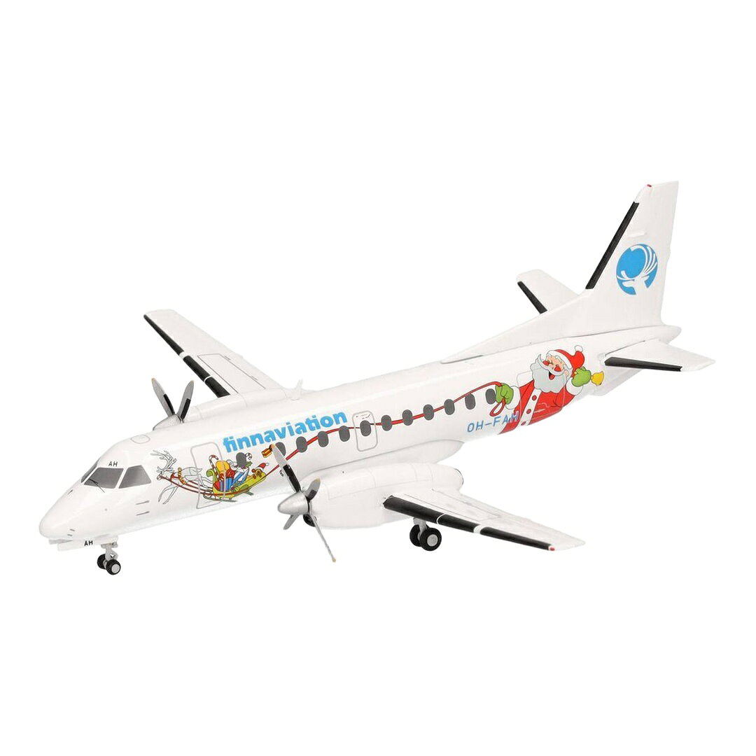 フィンナビエーション Finnaviation サーブ 340 OH-FAH サンタクロース特別塗装 / Herpa 1/200 飛行機模型 旅客機