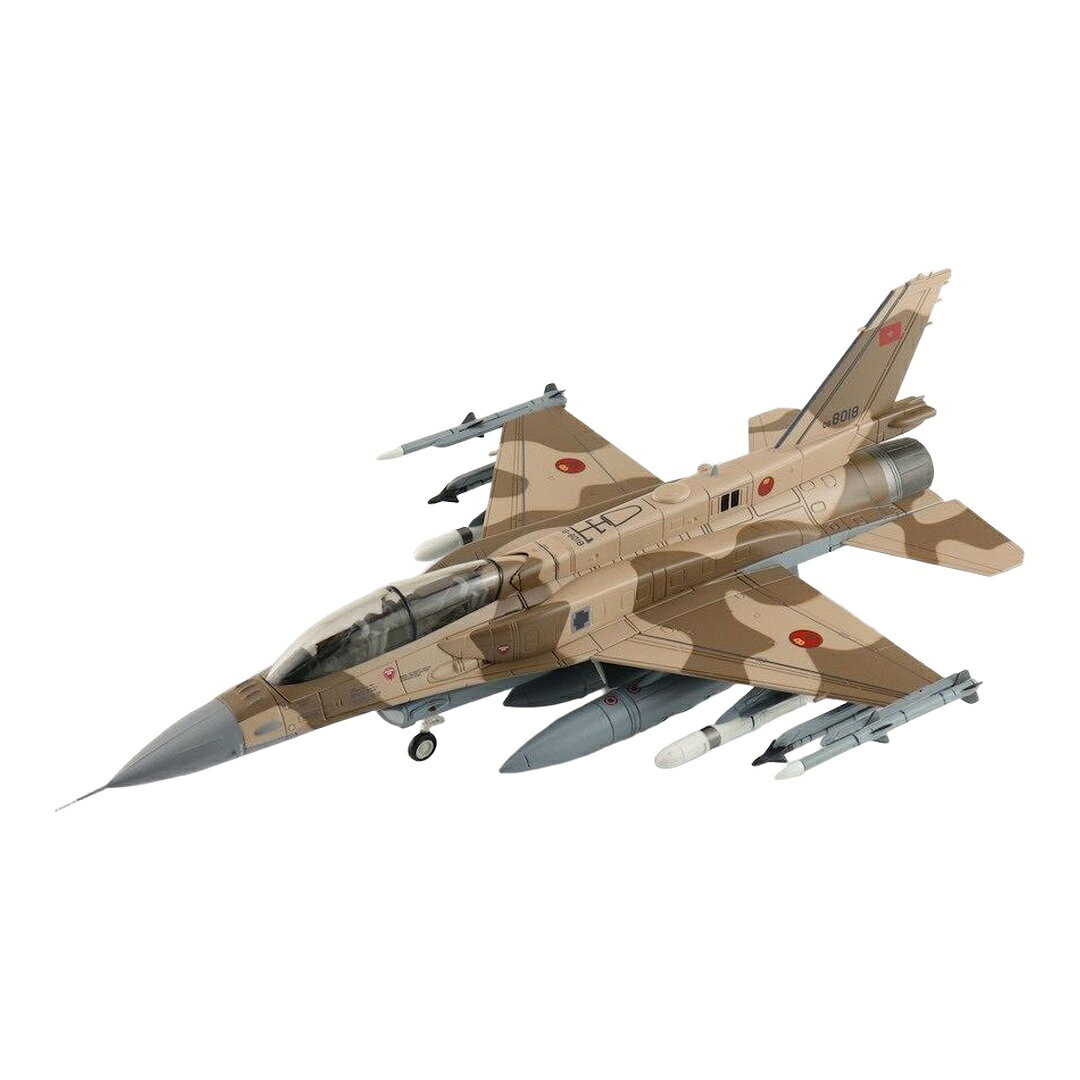 モロッコ空軍 Royal Moroccan AF ジェネラル・ダイナミクス F-16D General Dynamics F-16D / Hobby Master 1/72 飛行機模型 ミリタリー