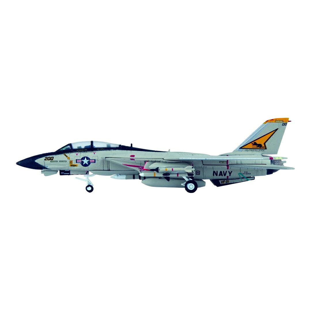 アメリカ海軍 US Navy グラマン F-14A トムキャット VF-21 フリーランサーズ 空母コンステレーション / Hogan Wings 1/200 飛行機模型 ミリタリー