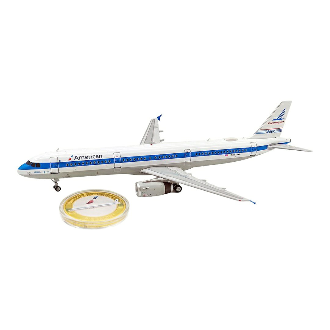 アメリカン航空 American Airlines エアバス A321-231 N581UW ピードモント航空レトロ塗装 / Inflight 200 1/200 飛行機模型 旅客機