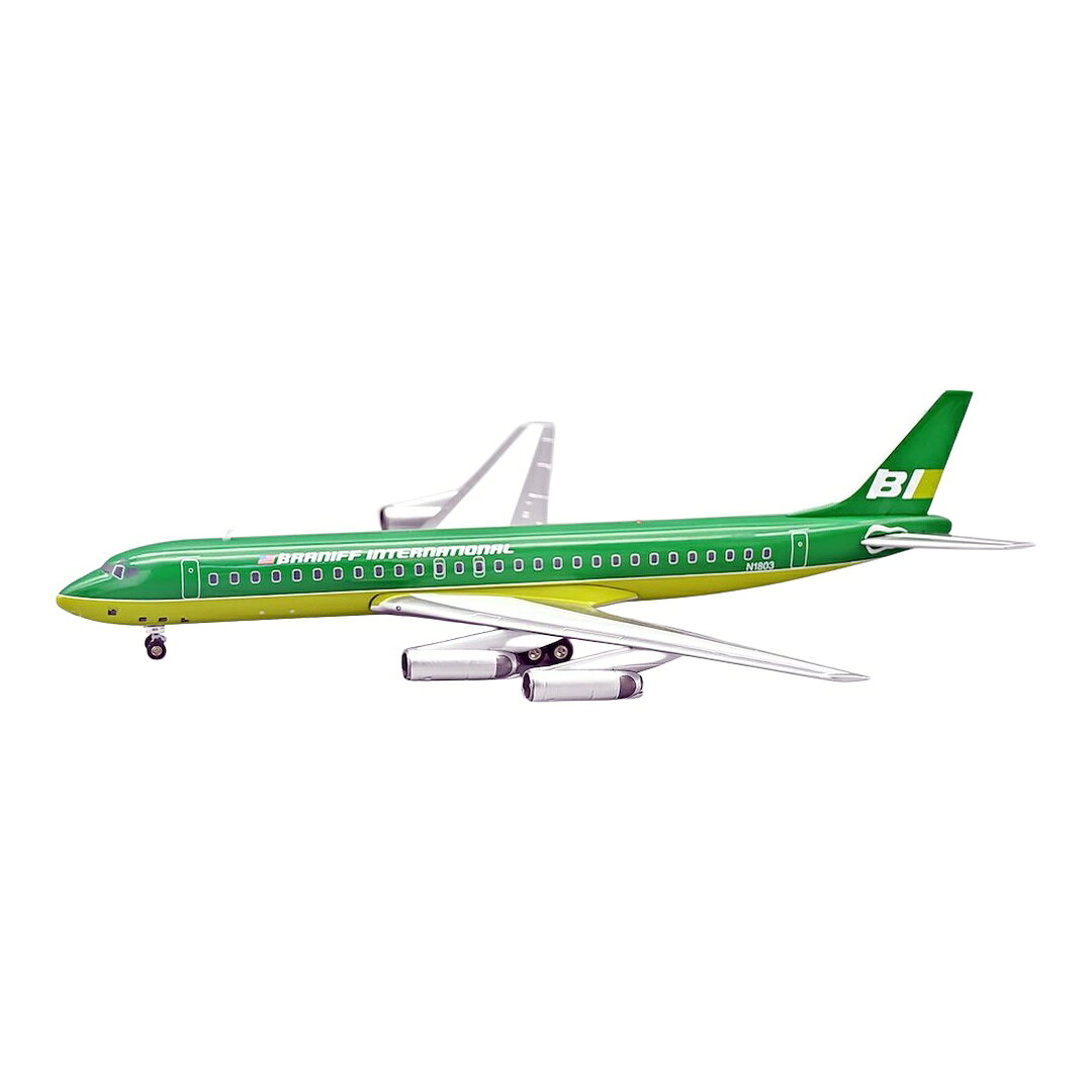 ブラニフ・インターナショナル Braniff International Airways ダグラス DC-8-62 N1803 / Inflight 200 1/200 飛行機模型 旅客機