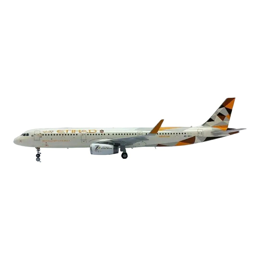 エティハド航空 Etihad Airways エアバス A321-200 A6-AEE / JC Wings 1/200 飛行機模型 旅客機