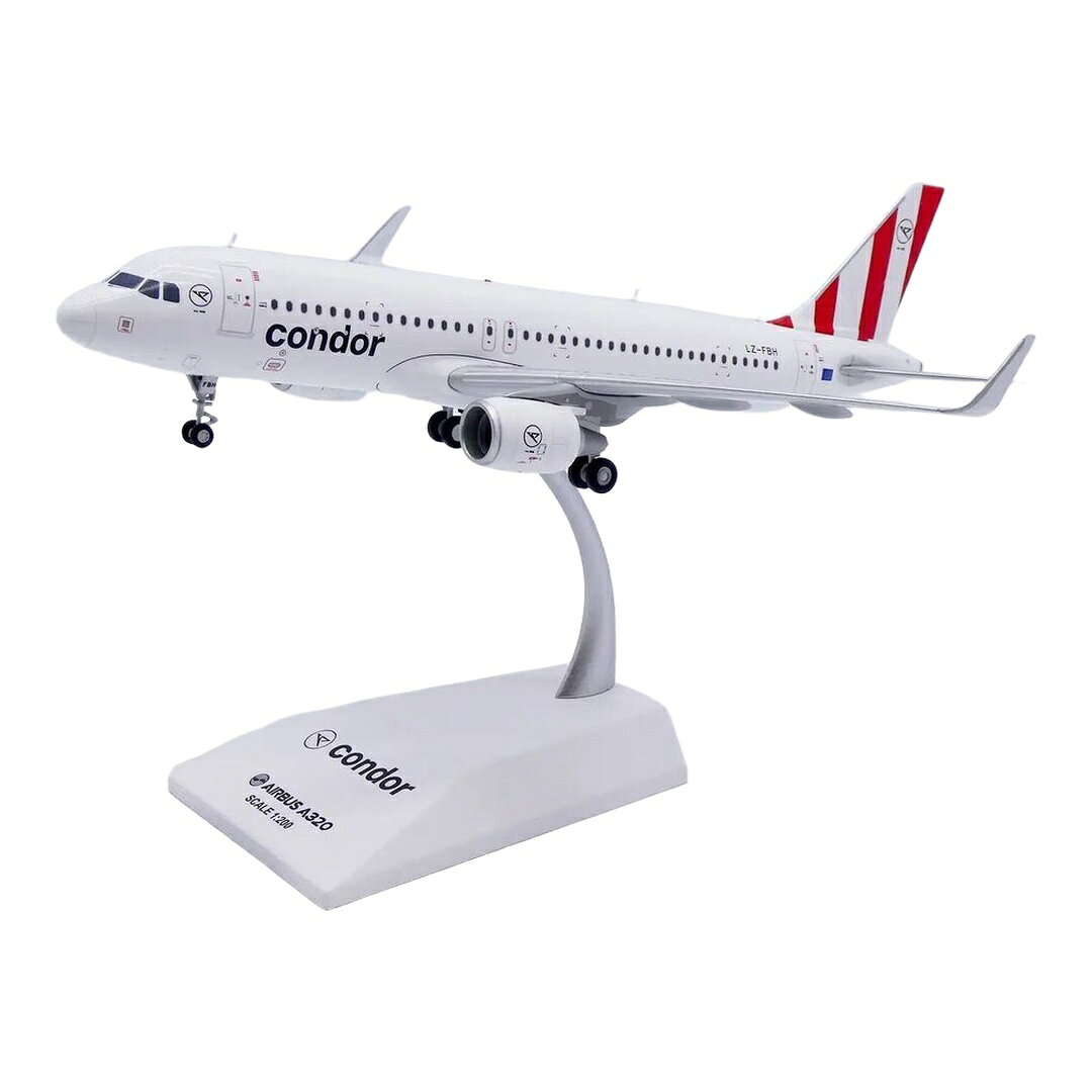 コンドル航空 Condor エアバス A320-200 LZ-FBH / JC Wings 1/200 飛行機模型 旅客機