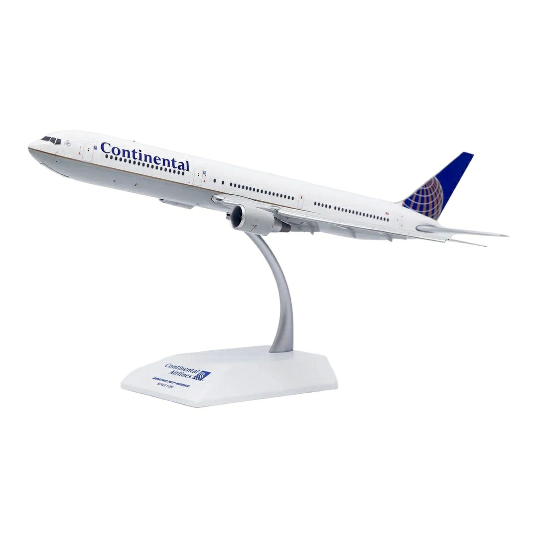 コンチネンタル航空 Continental Airlines ボーイング 767-400ER N66051 フラップダウン仕様 / JC Wings 1/200 飛行機模型 旅客機