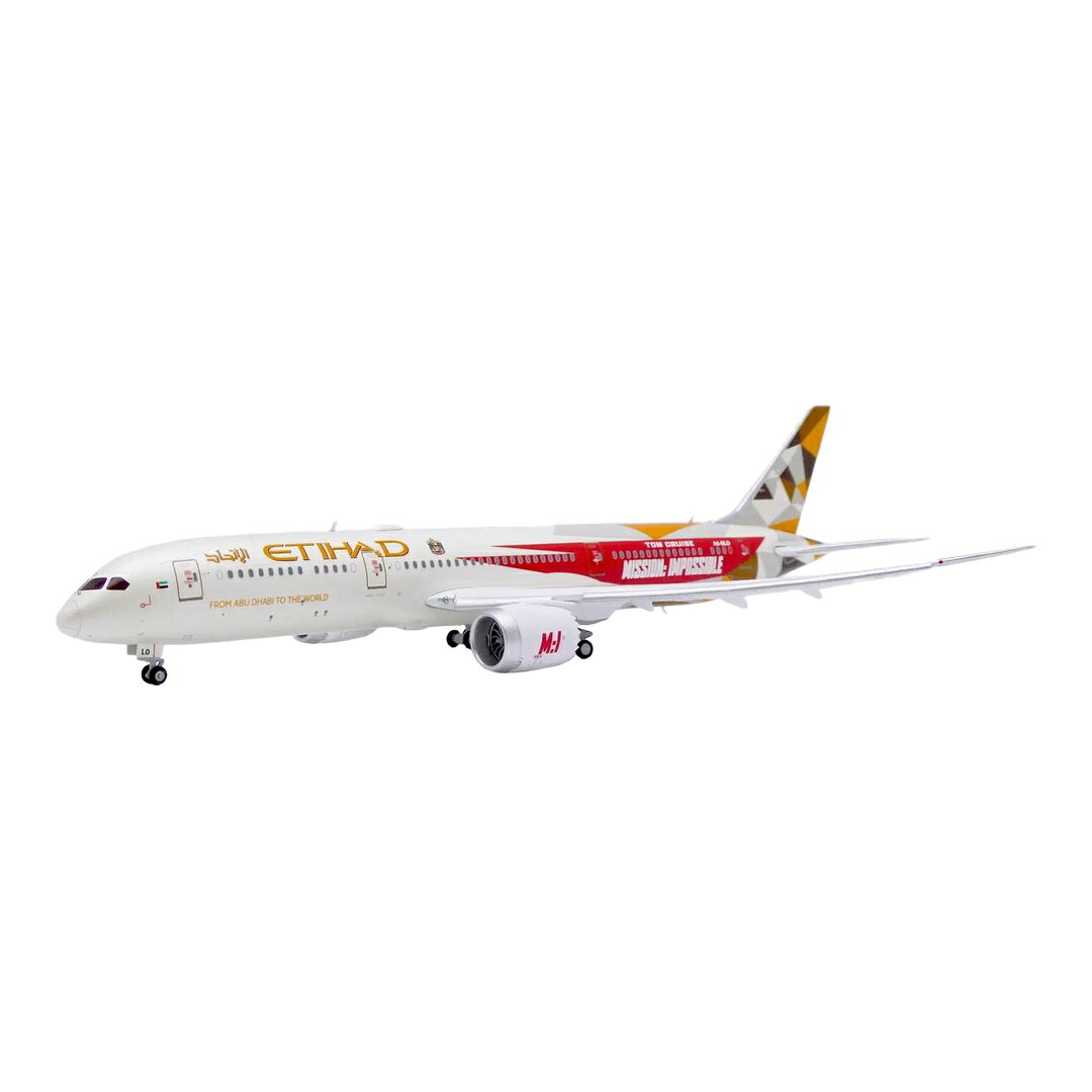 エティハド航空 Etihad ボーイング 787-9 A6-BLO 「ミッション:インポッシブル」特別塗装 フラップダウン仕様 / JC Wings 1/400 飛行機模型 旅客機