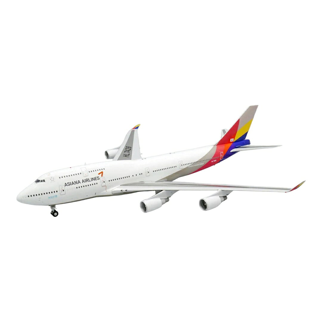 アシアナ航空 Asiana Airlines ボーイング 747-400 HL7428 / JC Wings 1/200 飛行機模型 旅客機