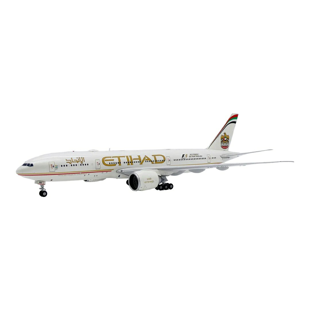 エティハド航空 Etihad Airways ボーイング 777-200LR 「2015 Formula 1」特別塗装 A6-LRD / JC Wings 1/200 飛行機模型 旅客機