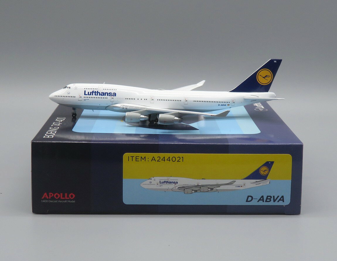 ルフトハンザ Lufthansa ボーイング 747-400 / Apollo 1/400 飛行機模型 旅客機
