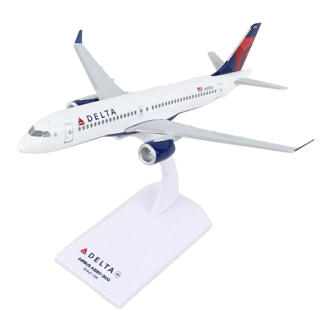 デルタ航空 Delta Air Lines エアバス A220-300 N301DU / Skymarks 1/200 飛行機模型 旅客機