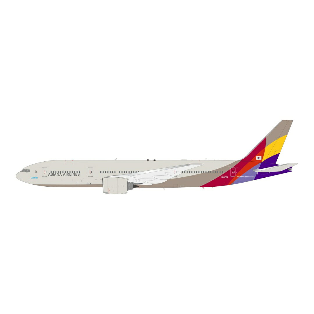 アシアナ航空 Asiana Airlines ボーイング 777-28E/ER / Inflight 200 1/200 飛行機模型 旅客機