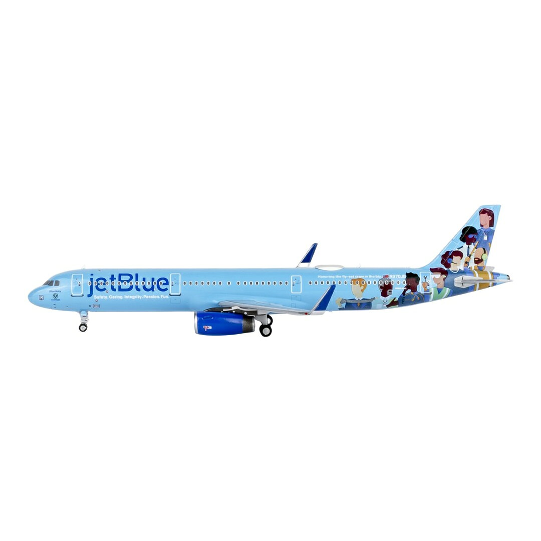 ジェットブルー航空 JetBlue Airways エアバス A321-200/w / NG Models 1/400 飛行機模型 旅客機