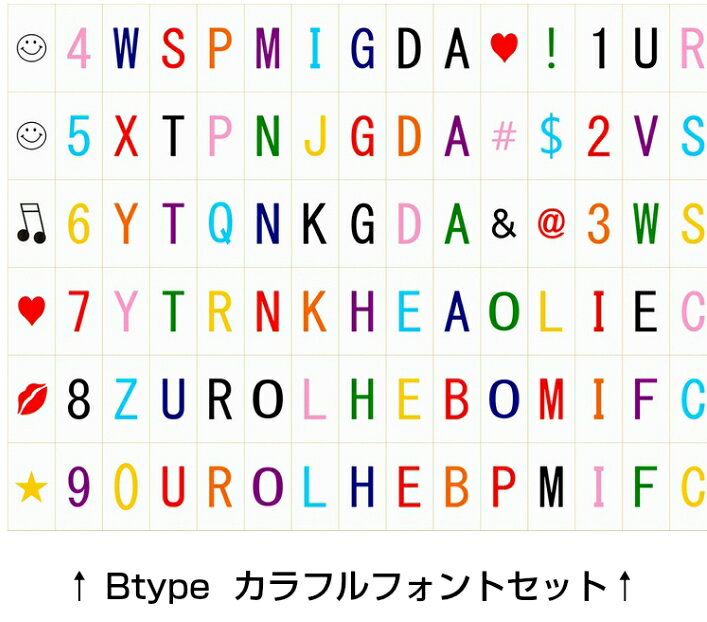 LEDライトボックス用フォントセット 電気掲示板 サイン クリスマス 誕生日 カフェ デコレーションライト パーティー 結婚式 イベント パーティー [3]