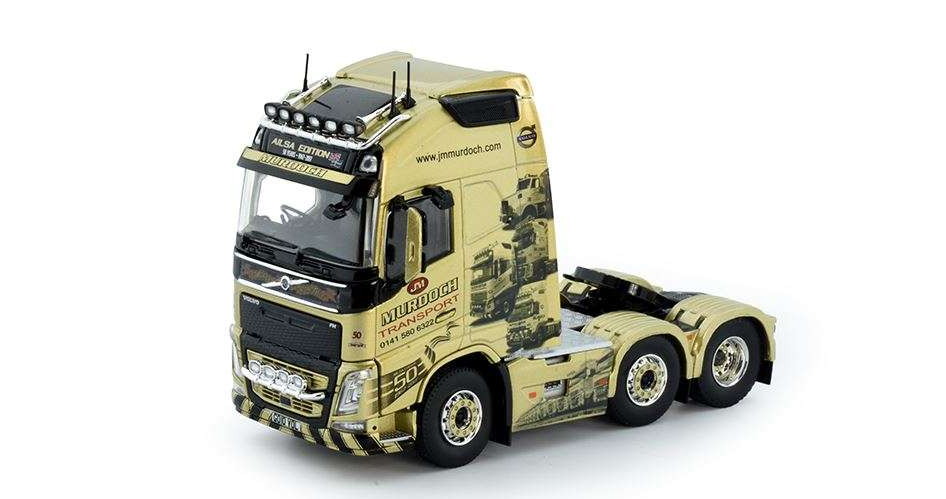 Murdoch 3er Set Scania + Volvo + Volvo 75575 トレーラー トラック /Tekno 1/50 建設機械模型