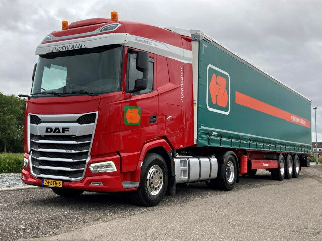 【予約】2023年発売予定Zijderlaan DAF XG 4x2 met 3-assige schuifzeilen opleggerトラック /建設機械模型 工事車両 Tekno 1/50 ミニチュア