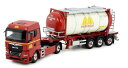 Mervielde MAN TGX GM bulk trailer 83741 トレーラー トラック /Tekno 1/50 建設機械模型 ミニチュア