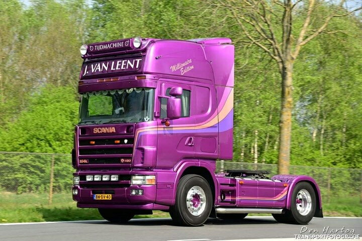 【予約】2023年3月以降発売予定Leent, Jarno van Scania 4-serie Topline 4x2トラクタ トラック/建設機械模型 工事車両 Tekno 1/50 ミニチュア 1