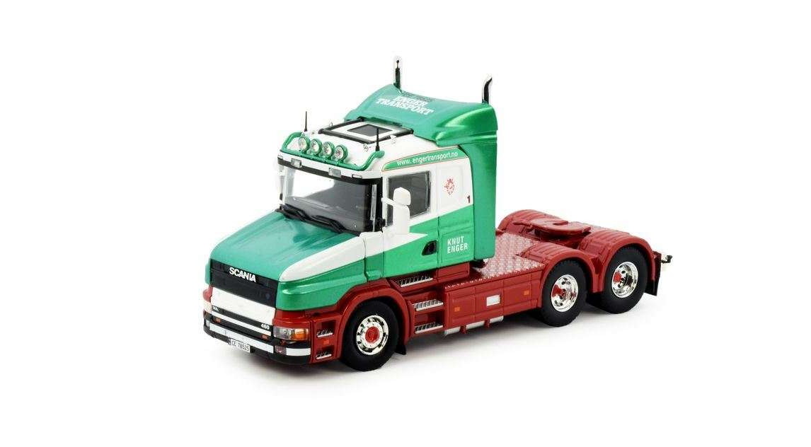 Knut Enger Scania Torpedo 144-460 84407 トレーラー トラック /Tekno 1/50 建設機械模型