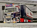 【予約】2024年発売予定Wouters, PeterScania NGR 6x2 met schuifzeilentrailer トラック/Tekno 1/50 建設機械模型　ミニチュア